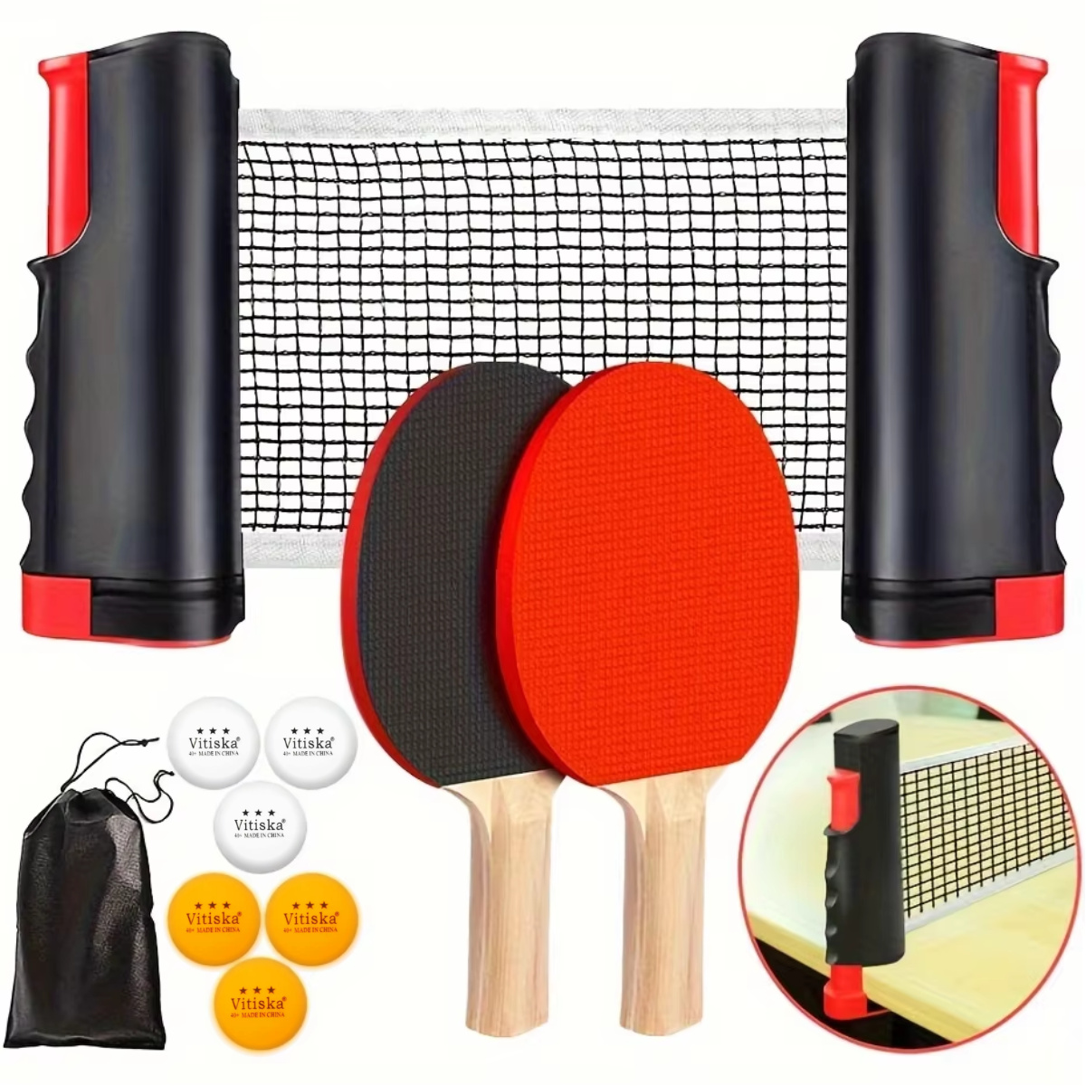 Table Tennis Kit Bag - Set da ping pong, set da