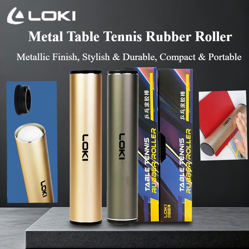 Table Tennis Daily - Contenitore per Palline in Metallo LOKI,