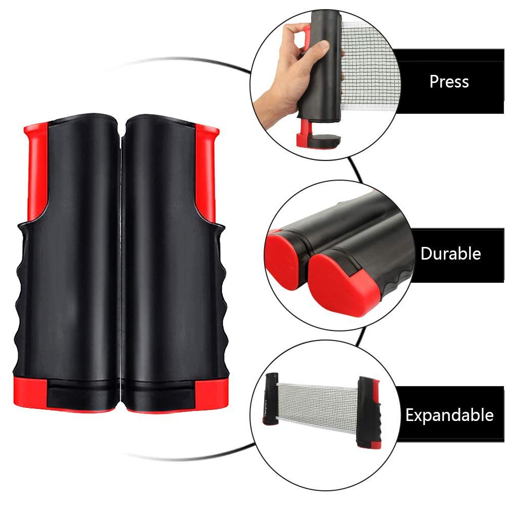 Set Completo di Rete Retrattil - Table Tennis Kit Bag recensione e prezzo